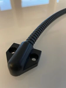 Kabelübergang, 30cm - anthrazit, Metallschutzschlauch,Sicherheitstechnik - Bild 1 von 2