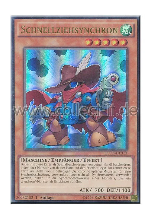 Yugioh LC5D-DE013 Schnellziehsynchron - 1. Auflage - Bild 1 von 1