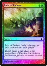 Rain of Embers FOIL Ravnica: City of Guilds NM Red Common MAGIC CARD ABUGames