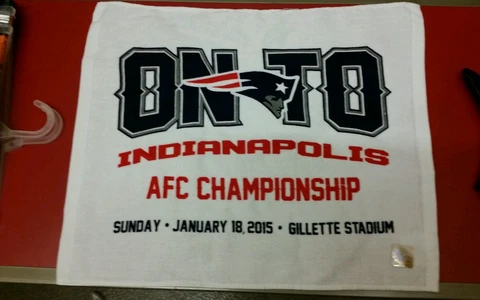 NE Patriots indianapolis COLTS  rally towel playoff superbowl game championship Cover