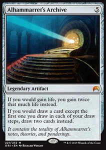 MTG ALHAMMARRET'S ARCHIVE ITALIAN FOIL EXC - ARCHIVIO DI ALHAMMARRET - ORI - Picture 1 of 1