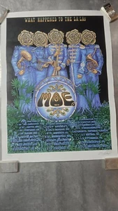 moe. 2012 Tour Poster by EMEK Philly Boston Chicago Aspen SLC NYC LA SF 76/250 - Picture 1 of 6