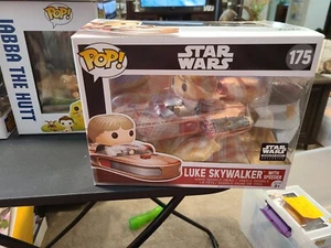 Star Wars Funko Pop #175 Luke Skywalker with Speeder, Smugglers Bounty Exclusive - Picture 1 of 6