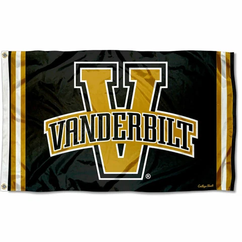 Vanderbilt Commodores Vintage Retro Throwback Large Outdoor Flag Cover