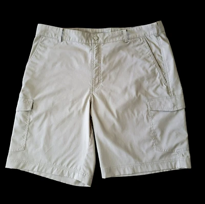 Nike Mens Cargo Shorts Size 36 Khaki Tan Lightweight Outdoor Golf Casual EUC - Image 1 of 4