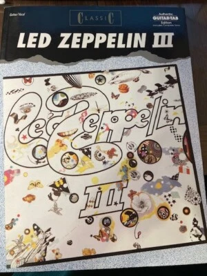 Classic LED ZEPPELIN III Guitar/Vocal Authentic GUITAR-TAB Edition - Image 1 of 2