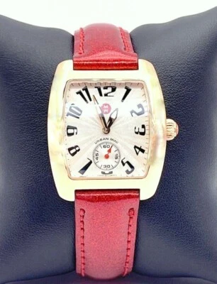 Women's Michele Mini Urban Dress Watch Alligator Band in Excellent Cond - Image 1 of 4