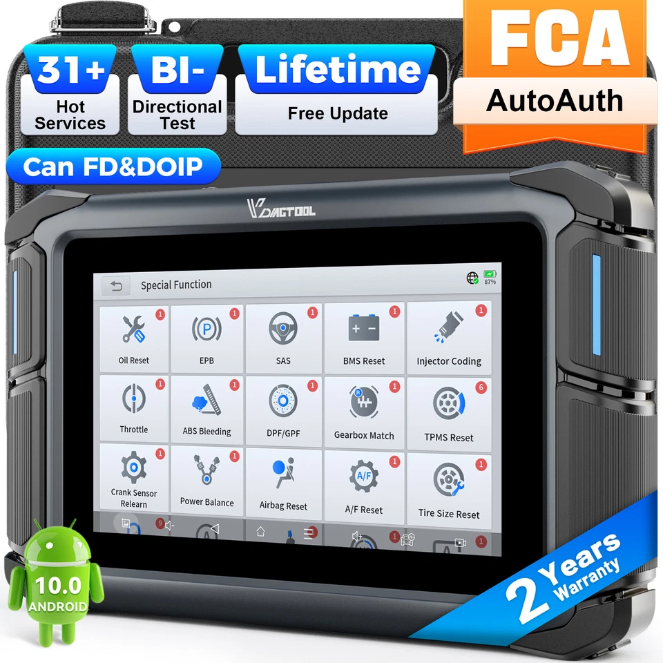 VDIAGTOOL VD70lite Car OBD2 Diagnostic Scanner Active Test Lifetime Free Update