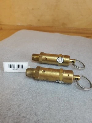 Kingston FIG 112C Pressure Relief Valve 1/4 NPT 80 PSI LOT OF 2 - Image 1 of 4