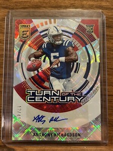 Anthony Richardson Turn of the Century RC Auto /49 Donruss Elite 2023