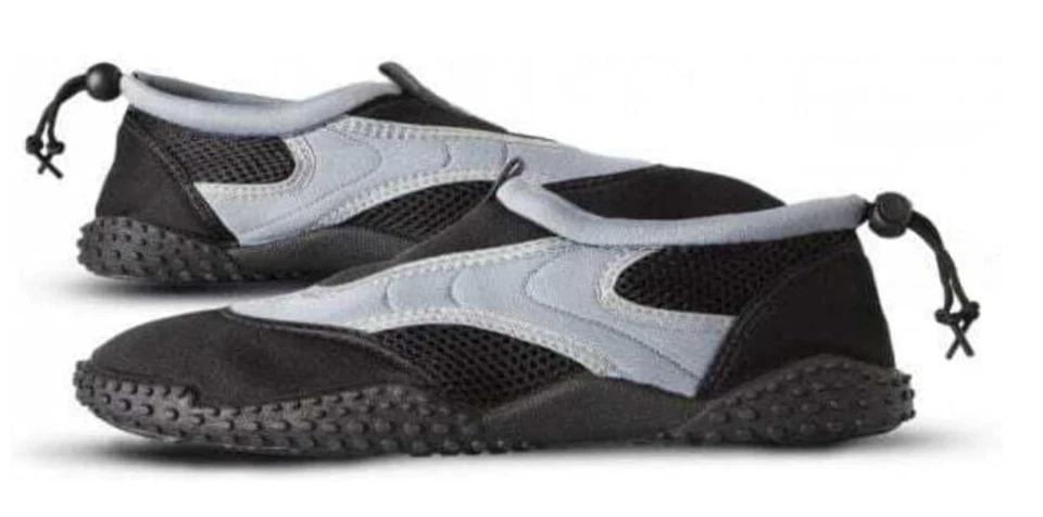 MYSTIC Aqua Walker Neopren Bade/ Schwimmschuhe Schwarz/Grau Gr.31-46 Neu+OVP