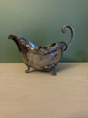 Посеребренная лодка на ножках Rogers Bros. 1847 HERITAGE - Изображение 1 из 4