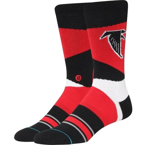 NWT Stance Atlanta Falcons Retro Casual Crew Socks L Red Cover