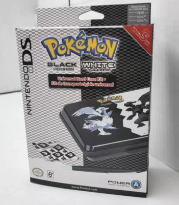 NUEVO ESTUCHE DE VIAJE RÍGIDO POKEMON BLANCO Y NEGRO PARA DS LITE/DSI/DSI XL COMO NUEVO Foto 1 de 3