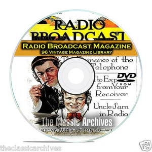 Radio Broadcast Magazine, 96 Vintage Old Time Radio Magazine Collection DVD B91 - Bild 1 von 6