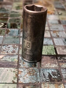 Stanley Black chrome 13mm Deep socket in 3/8" Drive - Bild 1 von 5