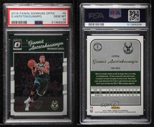 2016-17 Panini Donruss Optic Giannis Antetokounmpo #5 PSA 10 GEM MT