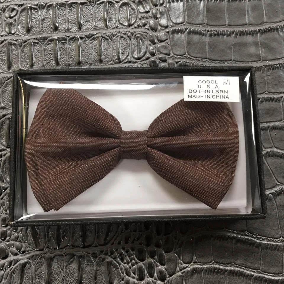 Corbata de moño de esmoquin estilo moda vintage para hombre boda preatada Foto 1 de 1