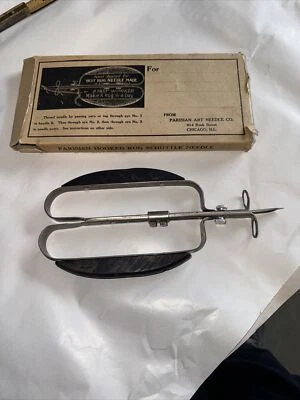 Parisian Hook Rug Shuttle Needle Chicago - Image 1 of 2