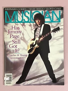 Musician Magazine 1988 Jimmy Page cover, Leonard Cohen, Dixie Dregs.  - Picture 1 of 6