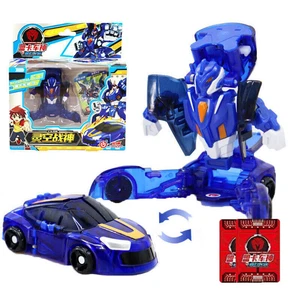 New ABS Turning Mecard Transformation Car Action Figures Amazing Car Battle Game - Picture 1 of 34