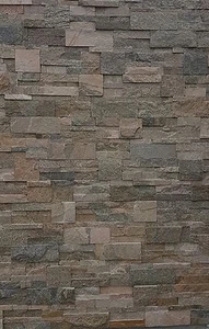 Naturstein Schiefer Wandverblender Wengé braun Riemchen Klinker 180x350mm - Bild 1 von 5