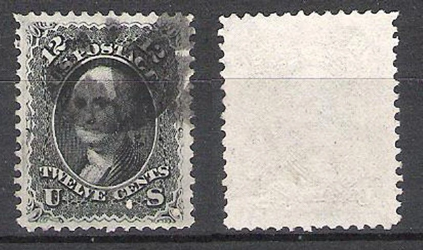 USA 1861 12c GEORGE WASHINGTON, 1732-1799 (JF-F) - Image 1 of 1