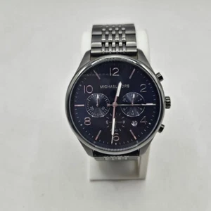 Orologio Michael Kors Uomo Merrick Cronografo Gunmetal Acciaio Inox MK8639 - Foto 1 di 8