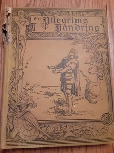 The Pilgrim's Progress Hardcover by John Bunyan 1892 German Edition RARE - Picture 1 of 10
