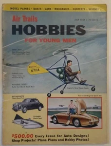 Air Trails/American Modeler #37. July 1954 - Picture 1 of 12
