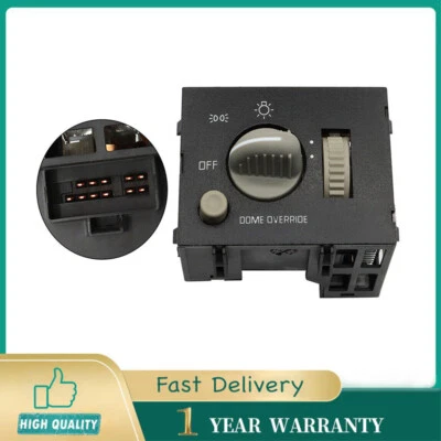 Interruptor de atenuación de faros eléctricos para Chevrolet GMC C1500 C2500 interruptor de luz de estacionamiento Foto 1 de 4