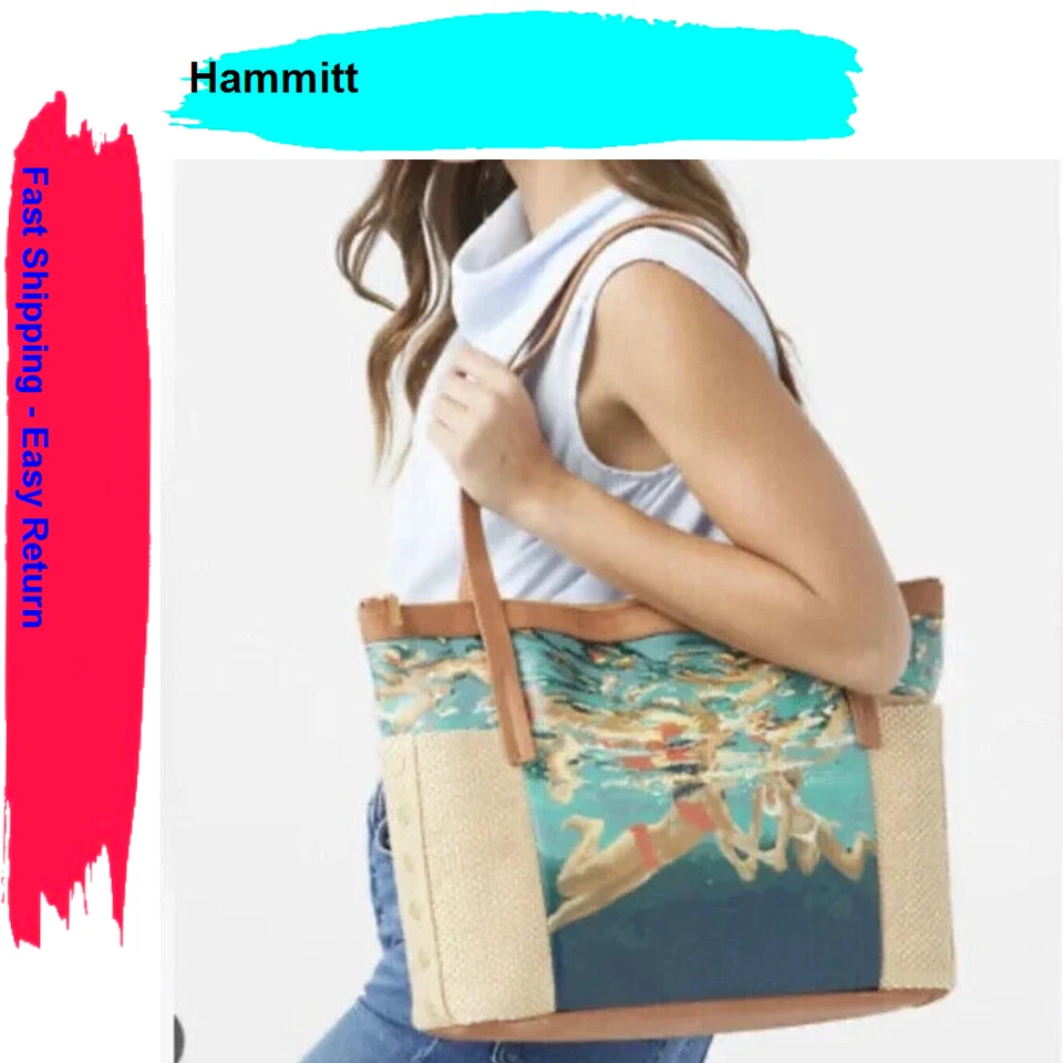 Hammitt Leather Large Tote Addie Coastal Alliance Limited Edition