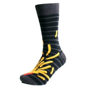 Large French Fries Novelty Socks, Funny food Novelty Socks, Men's Socks - Picture 1 of 1