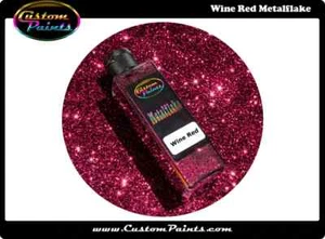 WINE RED Metal Flake 1/2lb Small - 004 Hex, HOK, Automotive Custom - Picture 1 of 1