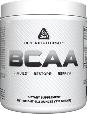 Core Nutritionals BCAA, Aumenta la Síntesis de Proteínas Musculares Esqueléticas 5gm - 60 Ser Foto 1 de 3