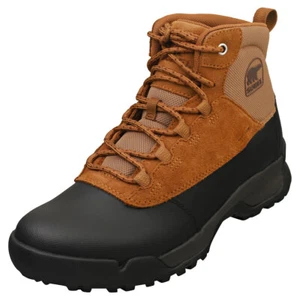 SOREL Buxton Lite Waterproof Mens Casual Boots in Elk Black - Picture 1 of 8