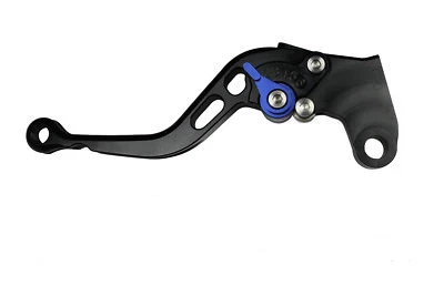 1 x black short motorcycle clutch lever blue for kawasaki zr-7/s 1999 - 2003 - Image 1 of 4