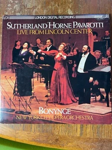 Pavarotti/New York City Opera Orchestra-Live From Lincoln Center 2LP SET VG - Picture 1 of 11