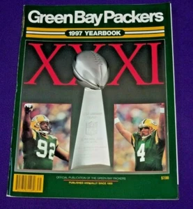 Anuario de los Green Bay Packers 1997, Superbowl XXXI Reggie White, Brett Favre - Imagen 1 de 8