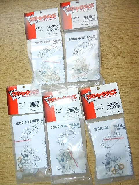 5 Stück Traxxas Servogetriebe Set NEU  OVP Nr. 2010 - Bild 1 von 1