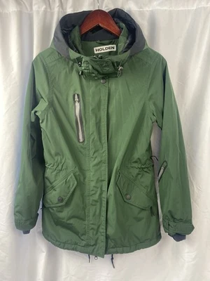 Abrigo con capucha Holden para mujer talla pequeña verde chaqueta de esquí nieve invierno prendas exteriores Foto 1 de 4
