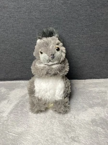 Jaag Squirrel Plush 9” Soft Gray White Bean Bag Stuffed Toy Pet Lovey 2012 - Picture 1 of 5
