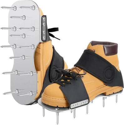 Zapatos de aireador, zapatos de aireador de césped para césped con fondo de metal de 3 mm, aireación S... Foto 1 de 4