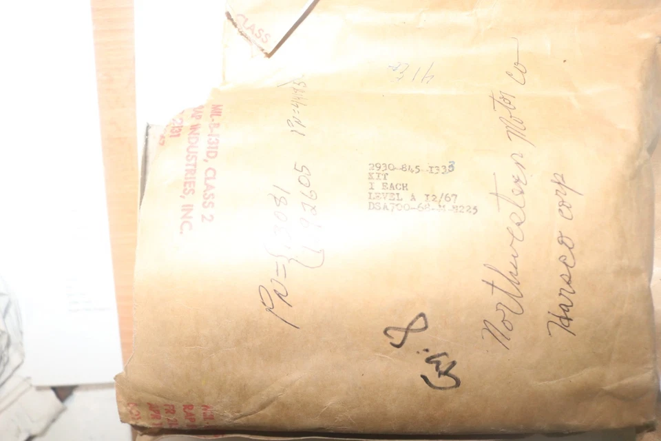 Новый из старых запасов комплект для восстановления водяного насоса USGI двигатель Dodge M37 WC PN 1692605 230 I-6 - Изображение 1 из 4