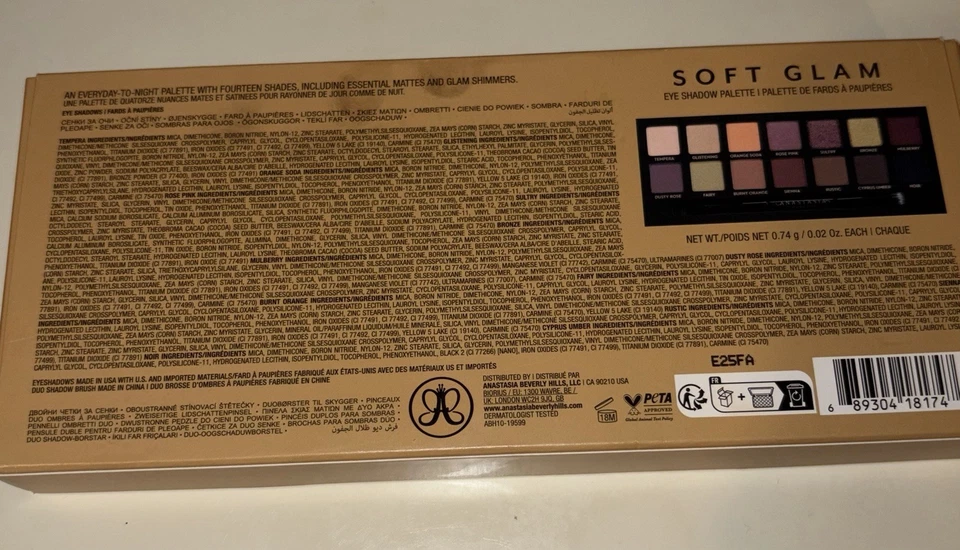 Paleta de sombras de ojos Anastasia Beverly Hills suave glamour Foto 1 de 1