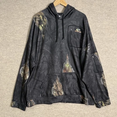 Mossy Oak Men's Camo Hunting Pullover Performance Fleece Hoodies 3XL - Image 1 of 3