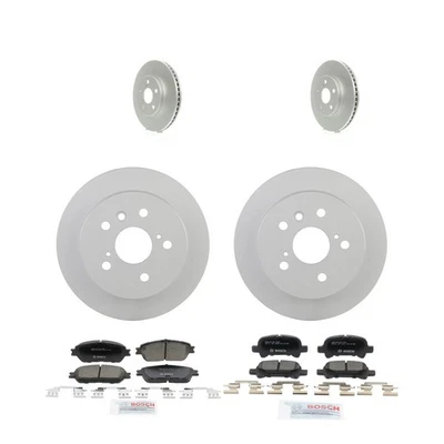 Bosch QuietCast Ceramic Brake Pad and Rotor Kit For 04-08 Toyota Camry Solara Foto 1 de 4