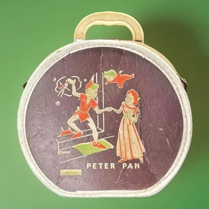 Neevel Peter Pan Travel Tot Toys Carrying Case Disney WDP Wendy Michael Vintage - Picture 1 of 21