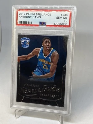 2012 Brilliance Anthony Davis RC ROOKIE RC #234 PSA 10 GEM MINT - Image 1 of 3