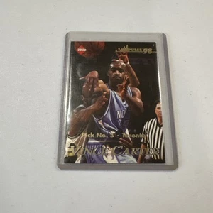 1998 COLLECTORS EDGE IMPULSE UNC BASKETBALL VINCE CARTER #3 PICK NO 5 TORONTO - Picture 1 of 2